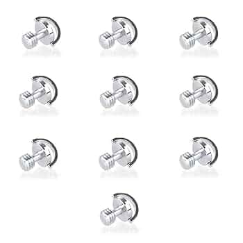 Amazon | Alioay 1/4インチネジ カメラ固定ネジ 10個セット 1/4